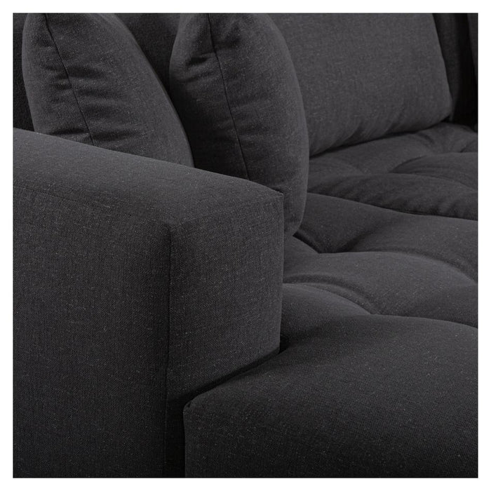 Furniture By Design Hugo 3 Seater Chaise - Dark Shadow FALHUG3SCDS_5