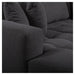 Furniture By Design Hugo 3 Seater Chaise - Dark Shadow FALHUG3SCDS_5