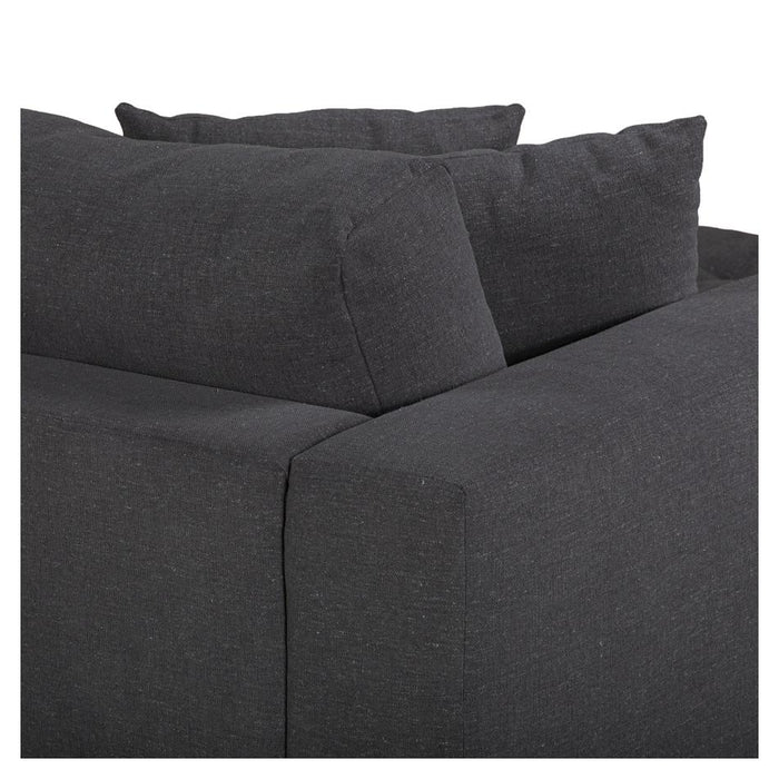 Furniture By Design Hugo 3 Seater Chaise - Dark Shadow FALHUG3SCDS_7