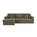 Furniture By Design Hugo 3 Seater Chaise - Pesto FALHUG3SCPE_1