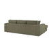Furniture By Design Hugo 3 Seater Chaise - Pesto FALHUG3SCPE_3