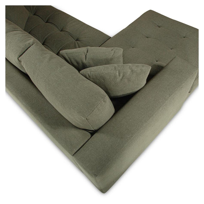 Furniture By Design Hugo 3 Seater Chaise - Pesto FALHUG3SCPE_4
