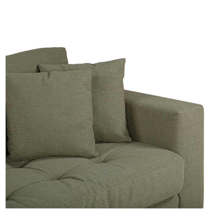Furniture By Design Hugo 3 Seater Chaise - Pesto FALHUG3SCPE_6