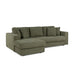 Furniture By Design Hugo 3 Seater Chaise - Pesto FALHUG3SCPE_8