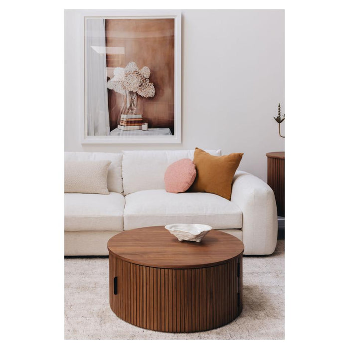 Furniture By Design Juno Corner Open end - speckle White  RHF_10