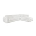 Furniture By Design Juno Corner Open end - speckle White  RHF_2