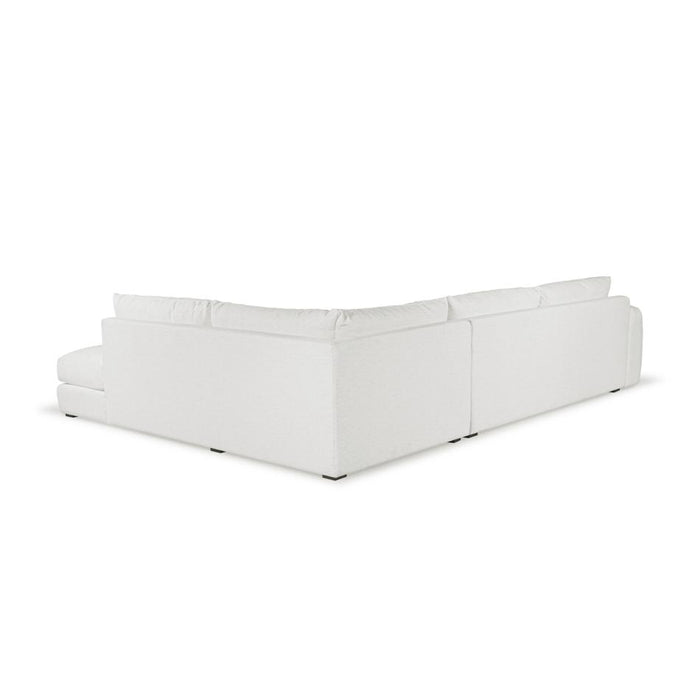 Furniture By Design Juno Corner Open end - speckle White  RHF_4