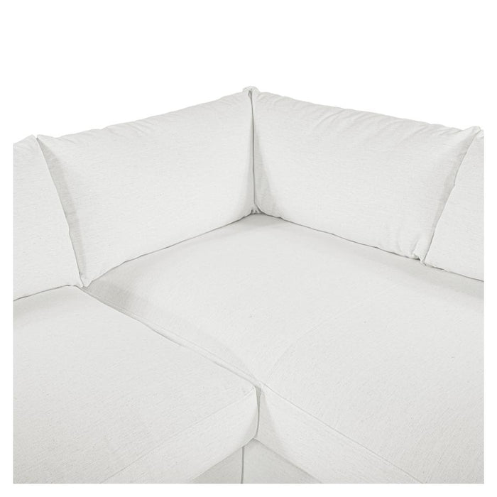Furniture By Design Juno Corner Open end - speckle White  RHF_6