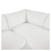 Furniture By Design Juno Corner Open end - speckle White  RHF_6