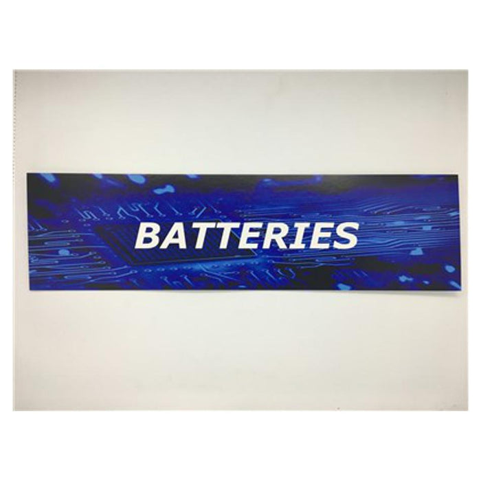 Electus Resellers Category Sign Blue Batteries FH2332