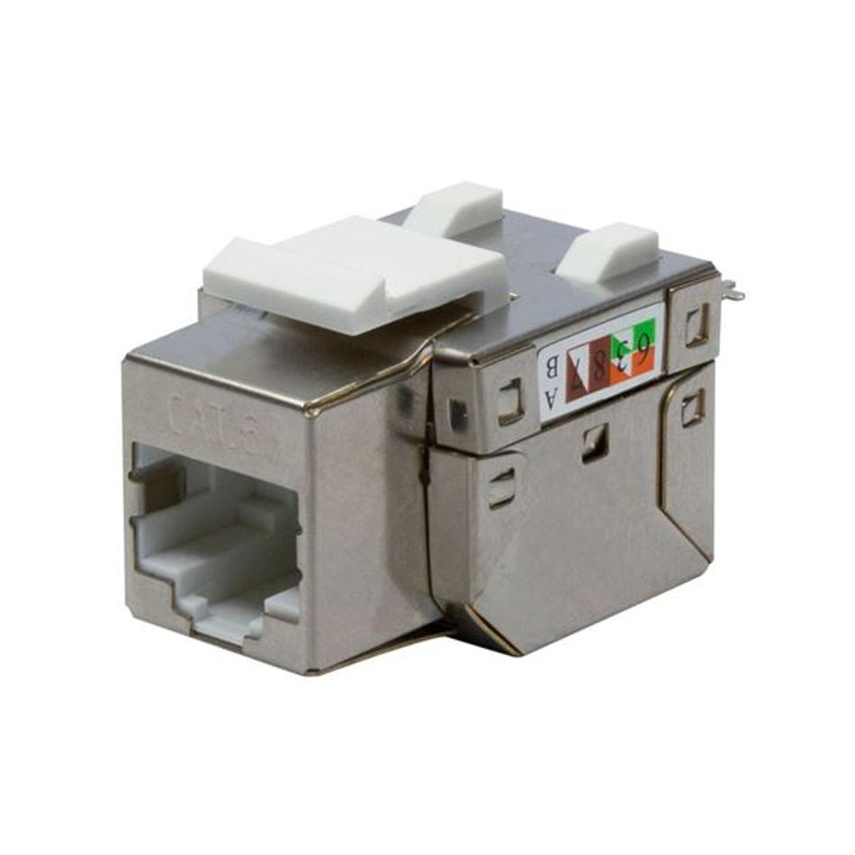Keystone Folder Cat6 Shielded Keystone Jack - Dynamix FP-C6S-011 — Folders