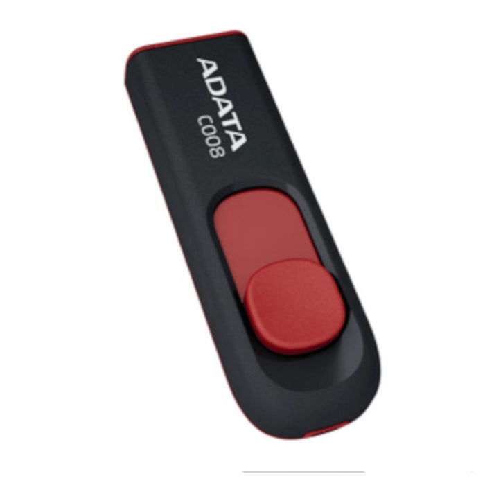 Adata C008 Retractable Usb2.0 Flash Drive 32Gb Black/Red FP313-R32