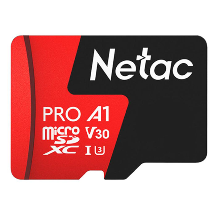 Netac P500 Extreme Pro 128Gb V30 Uhs-I Micro Sdhc Card W/ Adapter