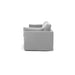 Furniture By Design CARSON 3 Seat Slipcover Sofa - Cement FUCAR3PCE_5