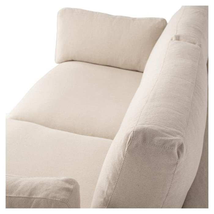 Furniture By Design CARSON 3 Seat Slipcover Sofa - Oatmeal FUCAR3POAT_5
