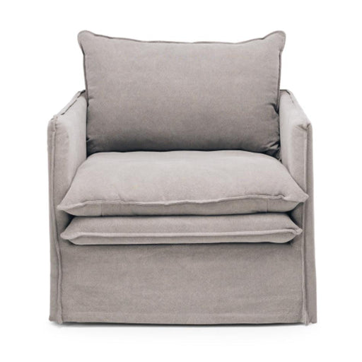 Furniture By Design HAMILTON Armchair Slipcover Sofa - Cement_1