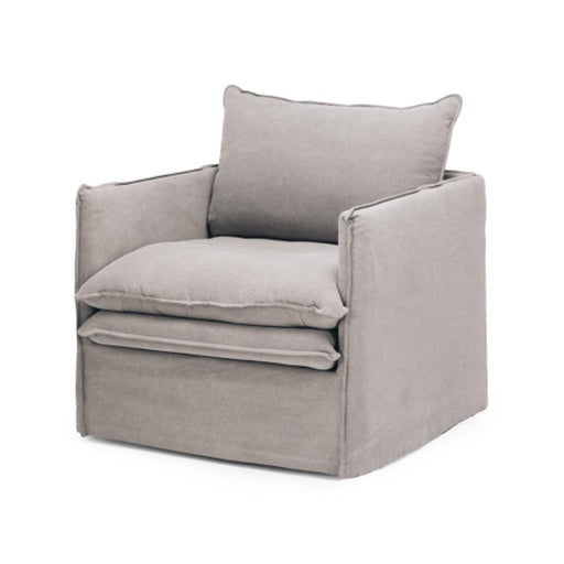 Furniture By Design HAMILTON Armchair Slipcover Sofa - Cement_2
