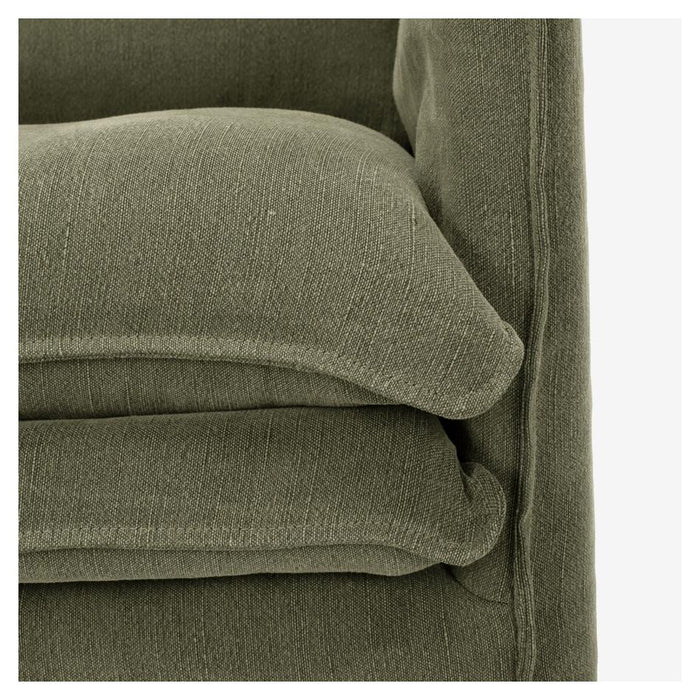 Furniture By Design HAMILTON Armchair Slipcover Sofa - Khaki_2