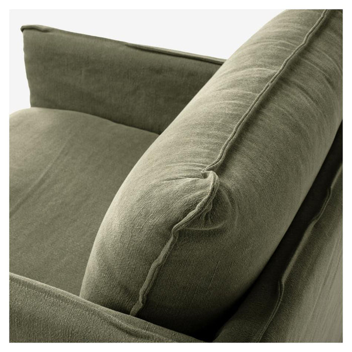 Furniture By Design HAMILTON Armchair Slipcover Sofa - Khaki_3