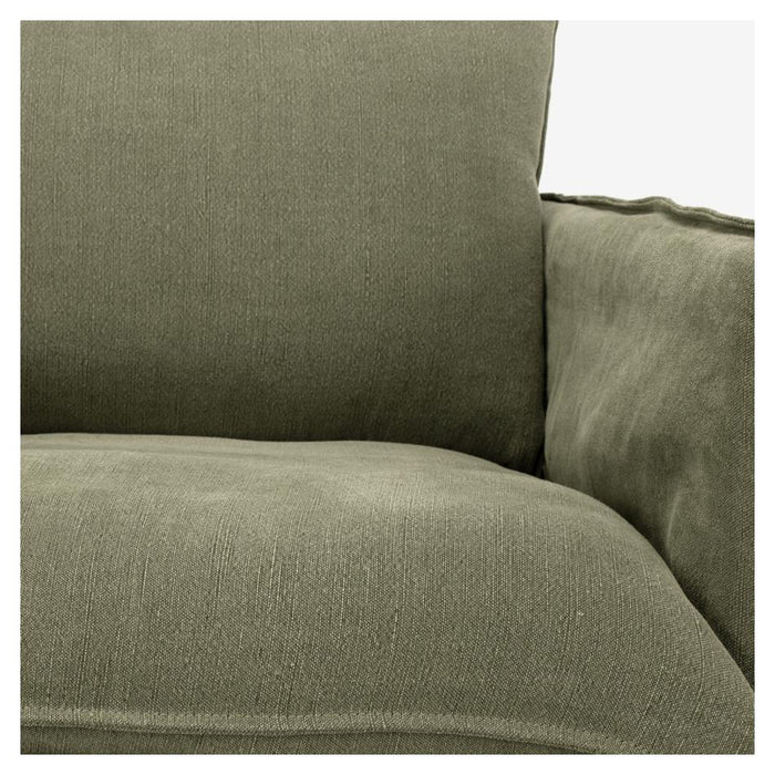 Furniture By Design HAMILTON Armchair Slipcover Sofa - Khaki_4