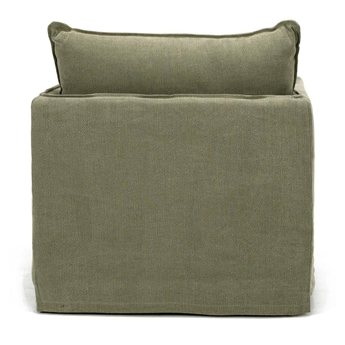 Furniture By Design HAMILTON Armchair Slipcover Sofa - Khaki_7