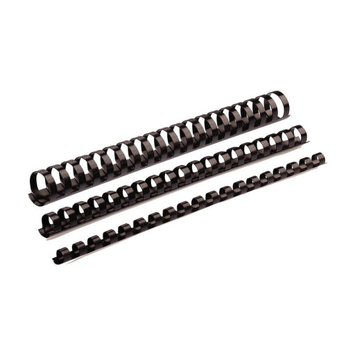 Fellowes 12mm Plastic Binding Coils Black, Pack of 100_1