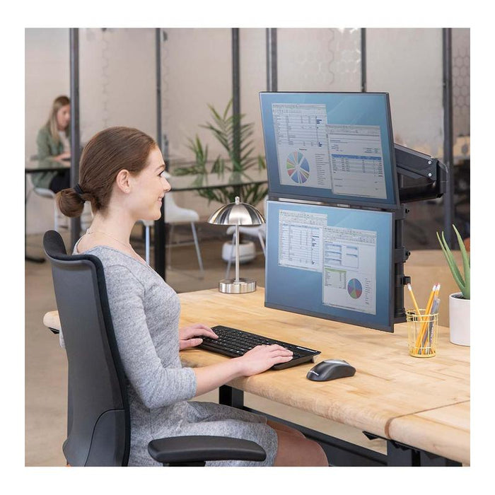 Fellowes Monitor Arm Platinum Dual Stacking F8043401_7
