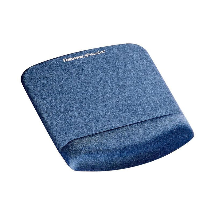 Fellowes PlushTouch Wrist Rest Mouse Pad Blue F9287301_1