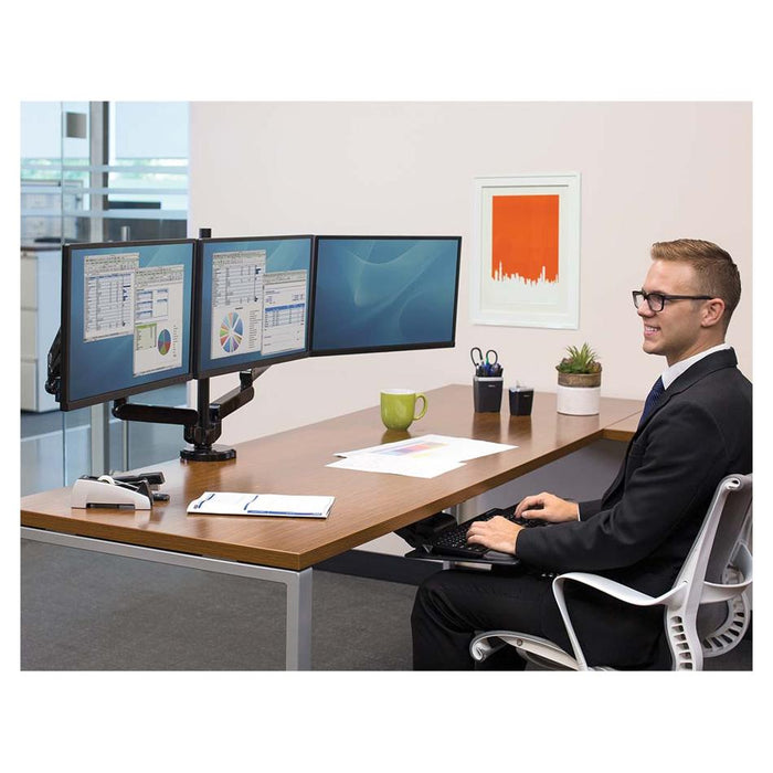 Fellowes Triple Monitor Arm with USB, Platinum F8042601_3