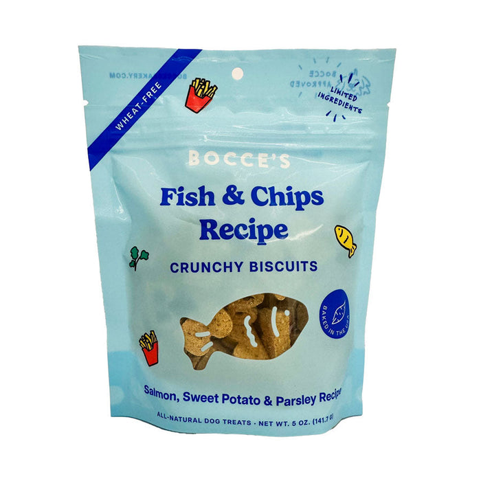 Fish & Chips Crunchy Biscuits | Bocce's Bakery Dog Treats 1