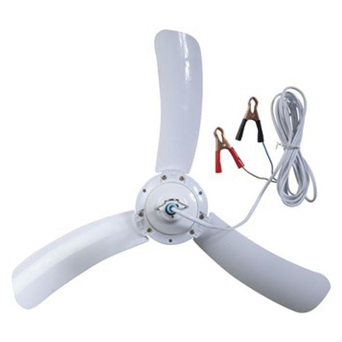 Electus Rovin 12V Portable Ceiling Fan With Clips GH1407