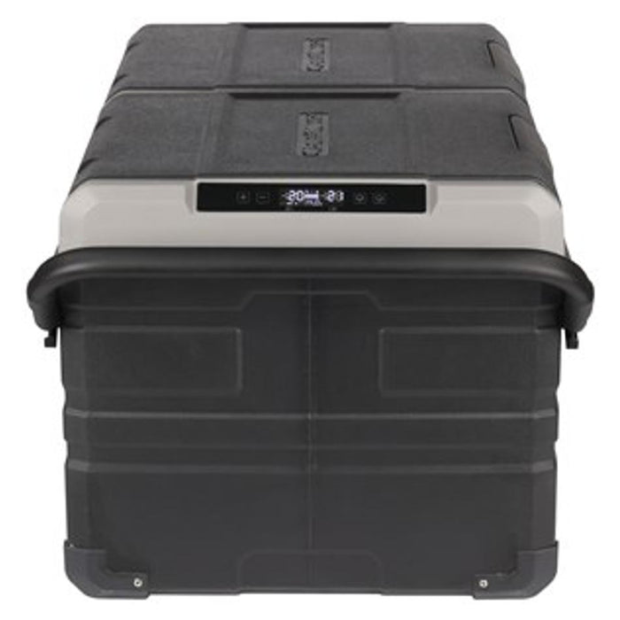 95L  Portable Low Profile Dual Zone Fridge/Freezer With Wheels And Battery Compartment