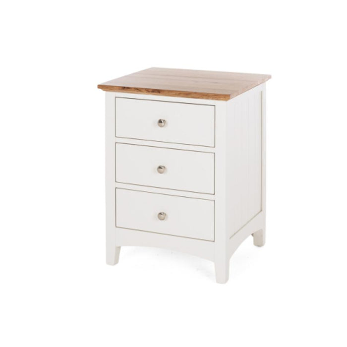 Furniture By Design Jessica 3drw Bedside OAK TOP GHPROG2687L