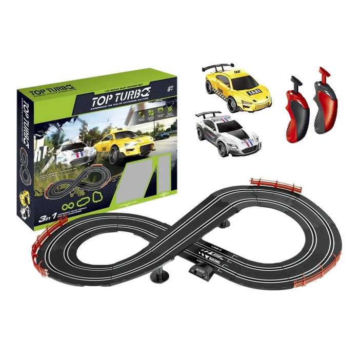Top Turbo Racing Car Slot Track Set Scale 1/43