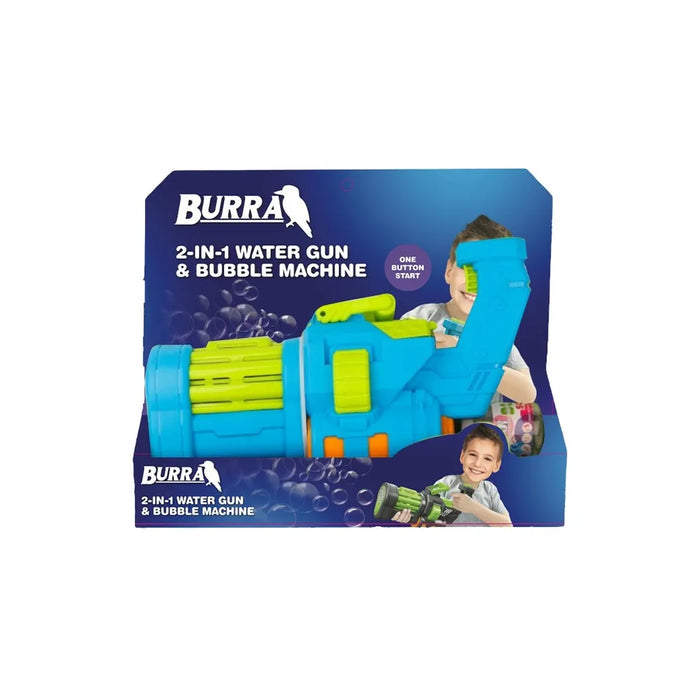 Burra 2in1 Water & Bubble Gatling Gun