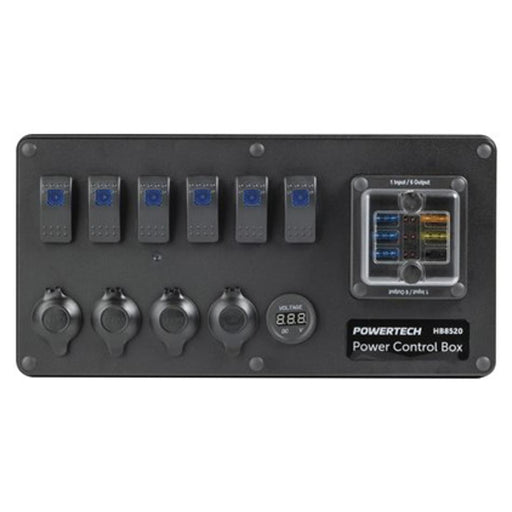 Powertech Dc Control Box For External Battery With Voltage Display_2