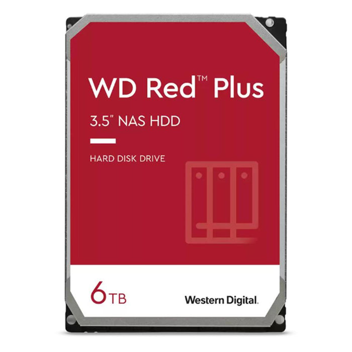 Wd Red Plus 6Tb 256Mb 5400Rpm Nas Hard Drive HD1329