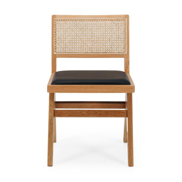 Furniture By Design Palma Chair Natural Oak PU Seat HZCBPCPU