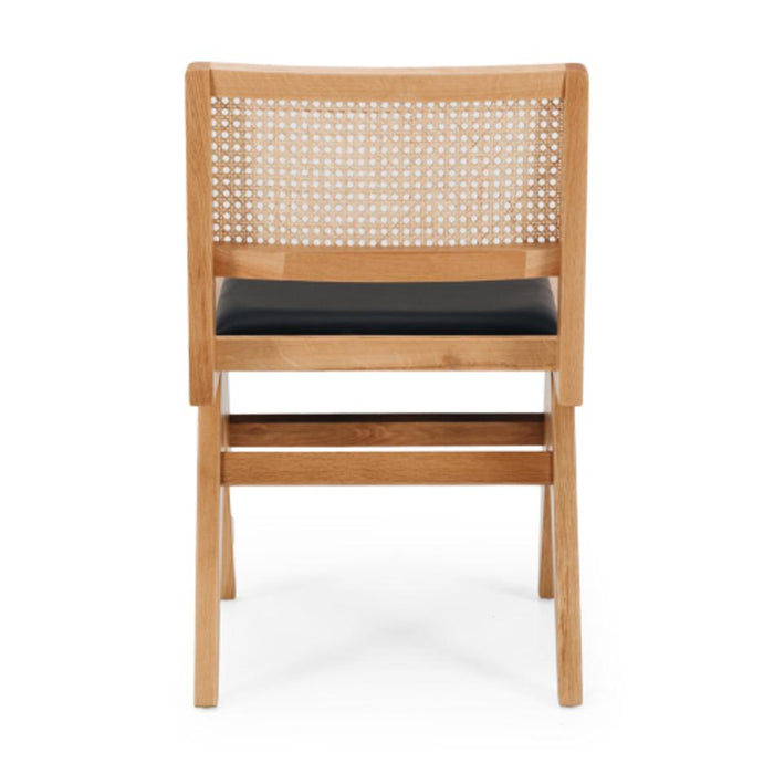 Furniture By Design Palma Chair Natural Oak PU Seat HZCBPCPU