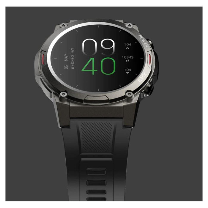 HiFuture FutureGo MIX2 outdoor bluetooth calling smartwatch, 1.43 " AMOLED Display, Black_2