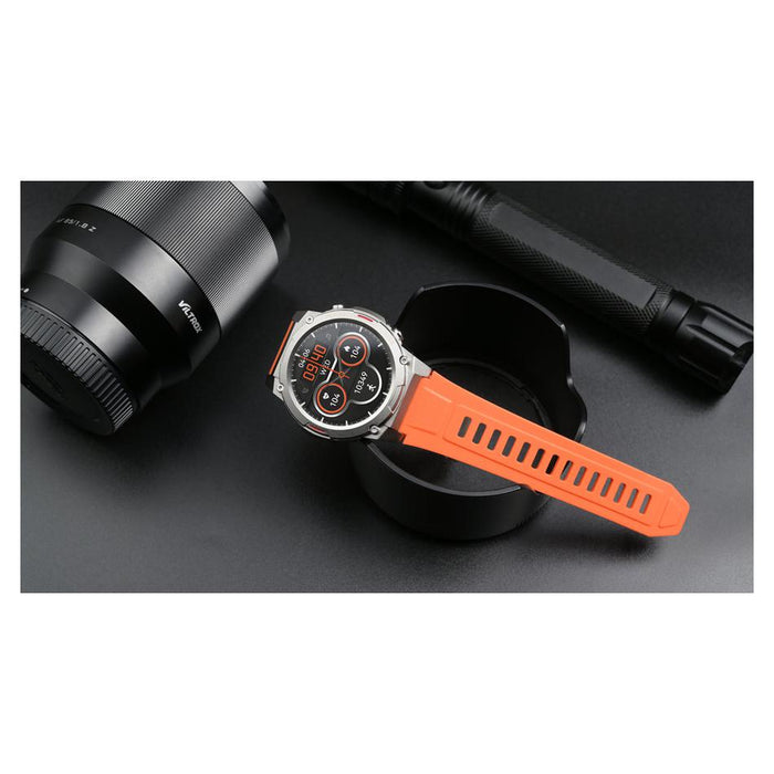 HiFuture FutureGo MIX2 outdoor bluetooth calling smartwatch, 1.43 " AMOLED Display, Orange_11