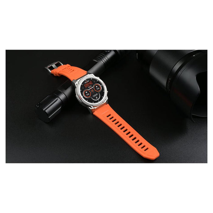 HiFuture FutureGo MIX2 outdoor bluetooth calling smartwatch, 1.43 " AMOLED Display, Orange_9