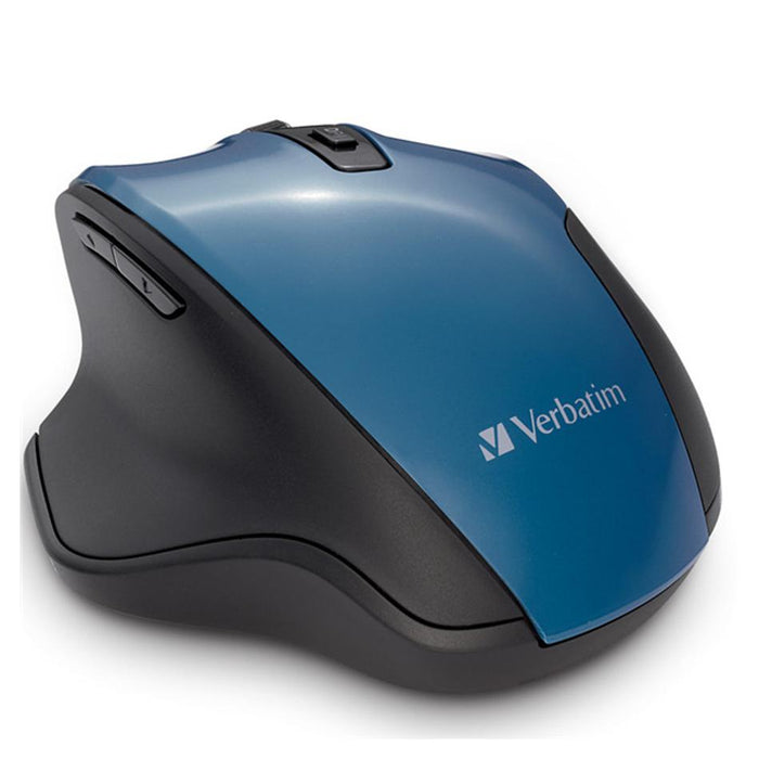 Verbatim Silent Ergonomic Wireless Led Mouse - Teal IP830