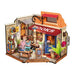 Electus Rokr Corner Bookstore Diy Miniature House Kit KJ9072_1