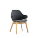 Buro Konfurb Orbit Mid Back Wooden Base Chair 1