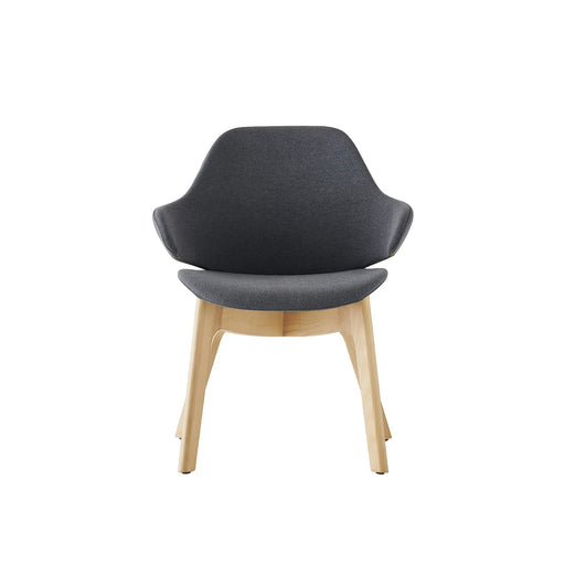 Buro Konfurb Orbit Mid Back Wooden Base Chair 2