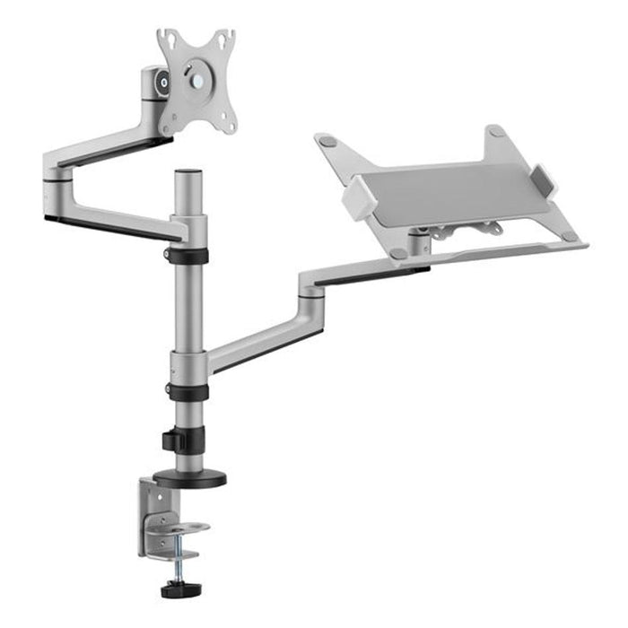 Brateck 17"-32" Dual  Arm Premium Articulating Monitor Arm & Pc Tray.