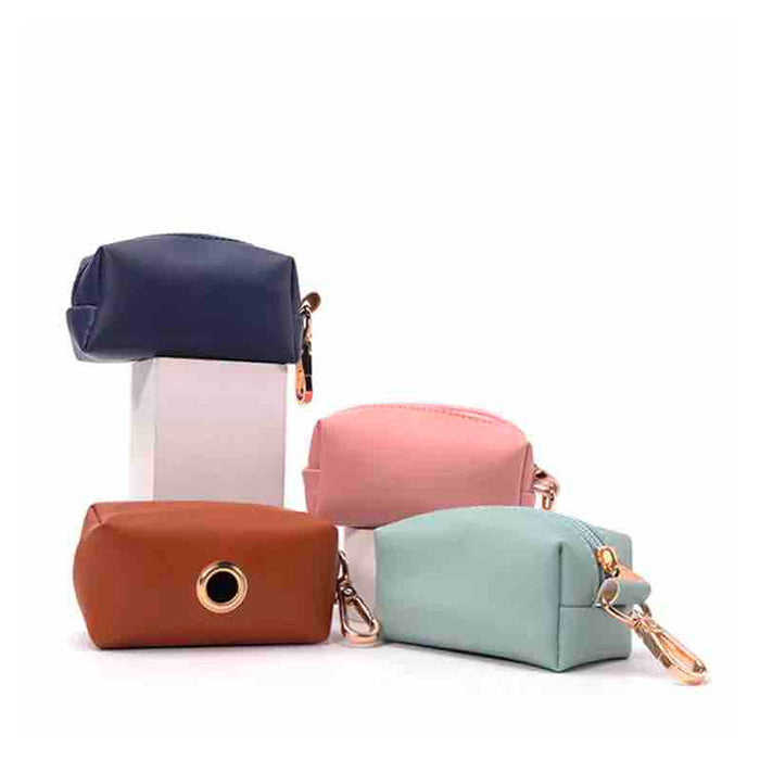 Leather Dog Poop Bag Dispenser