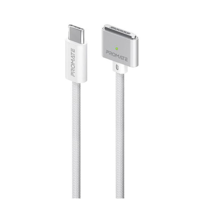 Promate 2M 140W Usb-C To Magsafe 3 Charging Cable For Macbook.