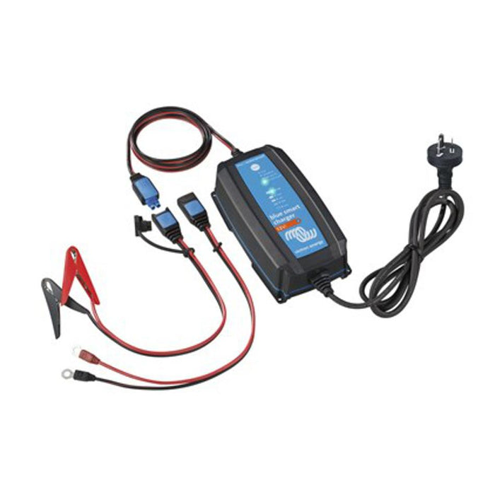 Professional Ip65 Blue Smart Charger 12V 25A With Bluetooth And Dc Connector